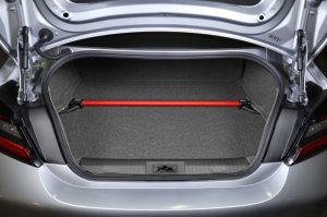 Toyota 86 Strut Brace - Rear - Perrin Performance - Shock Tower - Red - `13-`25 Toyota 86 Strut Brace - Rear - Perrin Performance - Shock Tower - Red - `13-`25